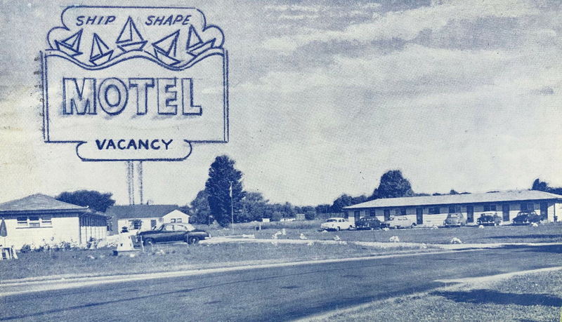 Ship Shape Motel - Vintage Postcard (newer photo)